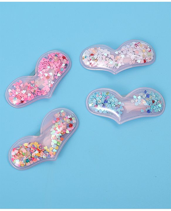 Pine Kids Snap Clips Pack of 4 - Multicolor