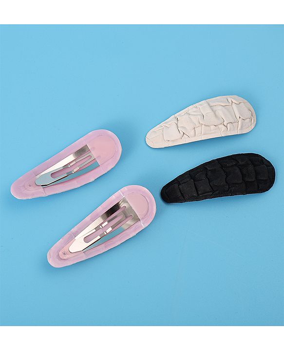 Pine Kids Snap Clips Pack of 4 - Multicolor