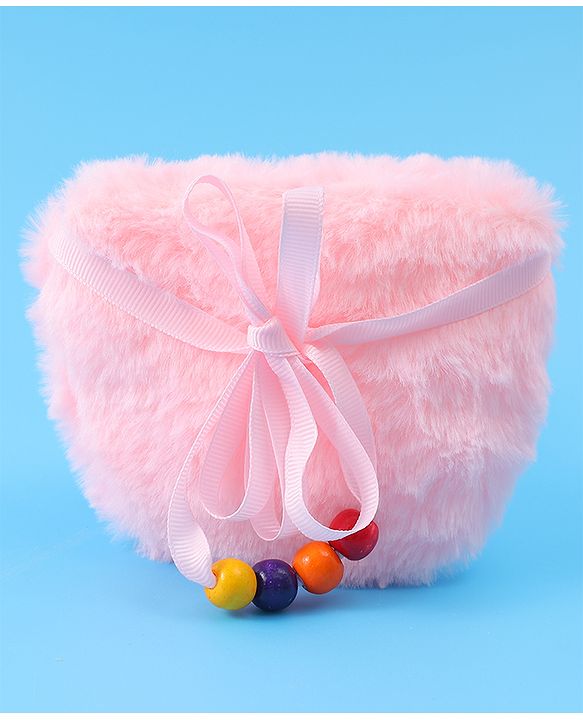 Babyhug Free Size Sling Bag With Bow Applique - Pink