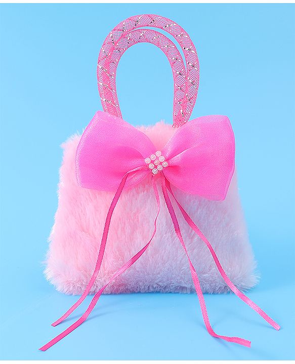 Babyhug Free Size Sling Bag With Bow Applique - Pink