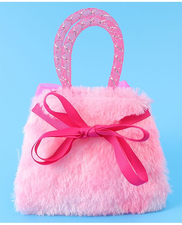 Babyhug Free Size Sling Bag With Bow Applique - Pink