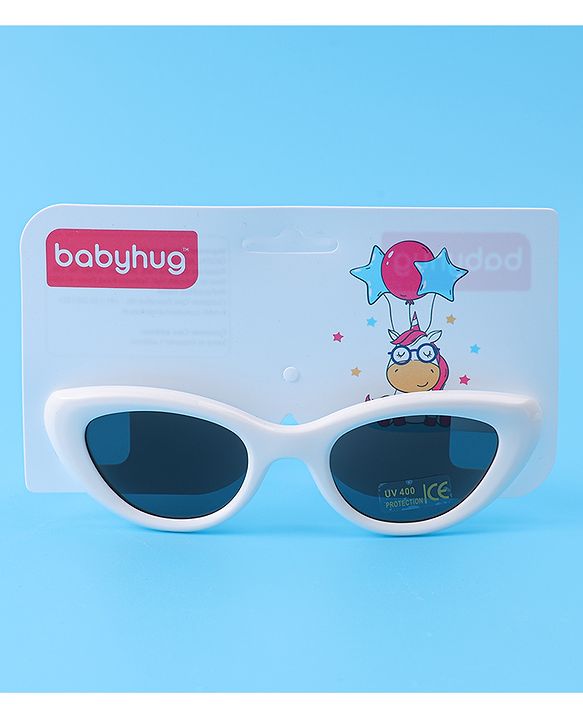 Babyhug Free Size Sunglasses  - White