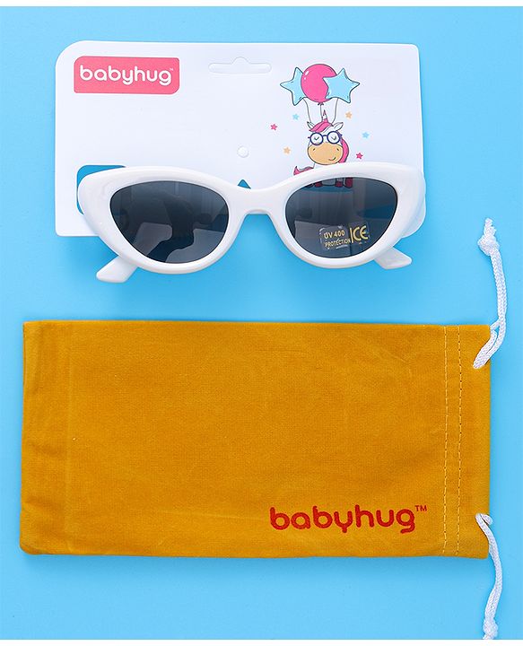 Babyhug Free Size Sunglasses  - White