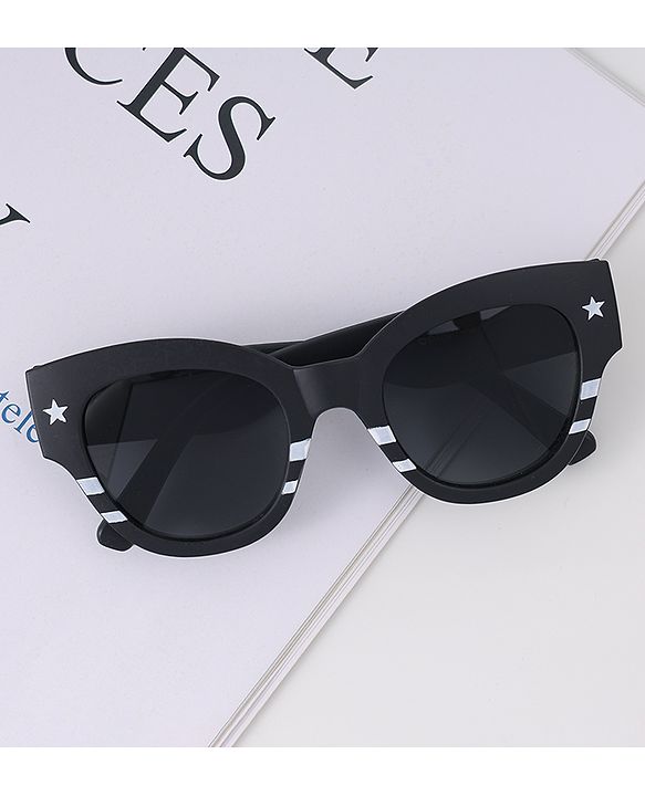 Babyhug Free Size Sunglasses Space Themed Print - Black