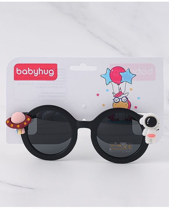 Babyhug Sunglasses With Astronaut Applique - Black
