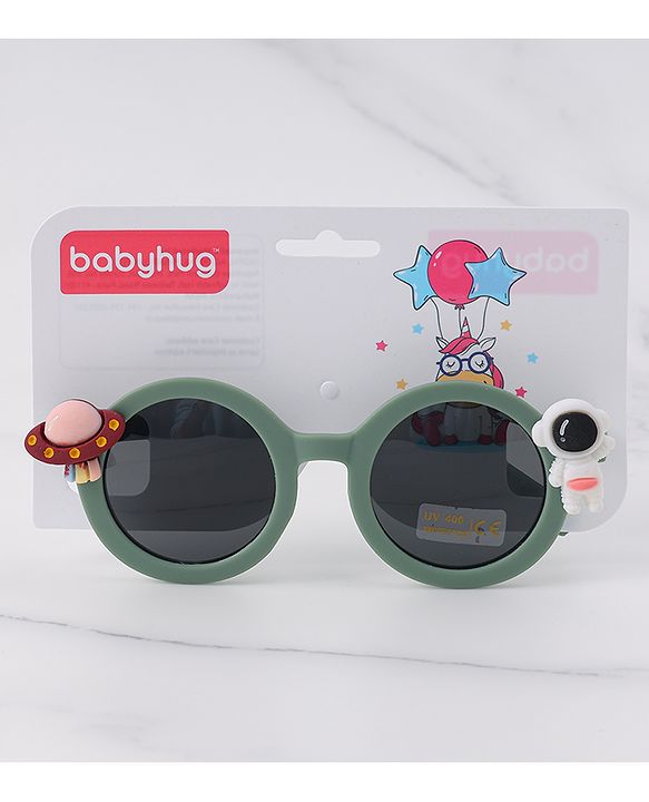 Babyhug Sunglasses With Astronaut Applique - Green
