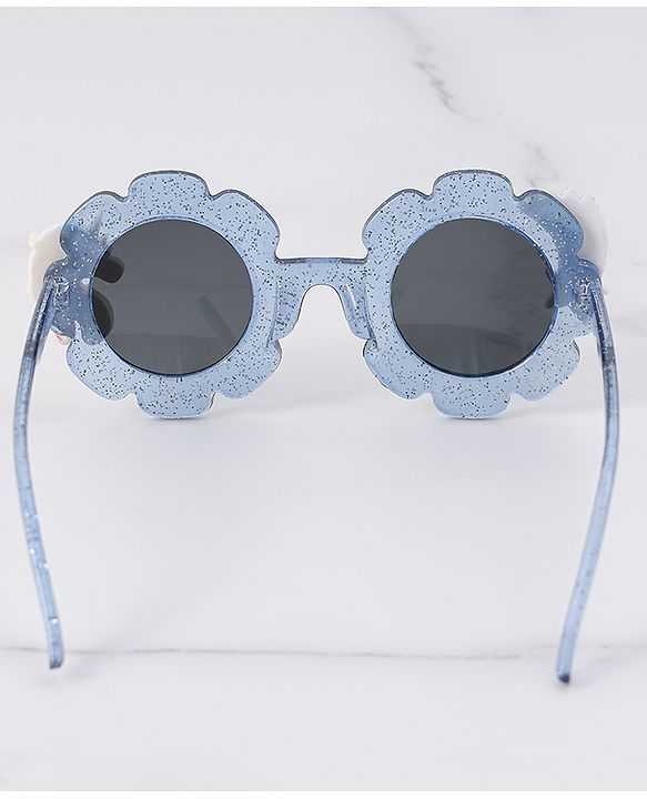 Babyhug Free Size Unicorn Applique Sunglasses - Blue