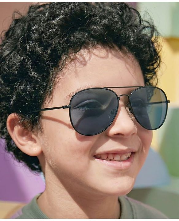 Pine Kids Free Size Sunglasses - Black