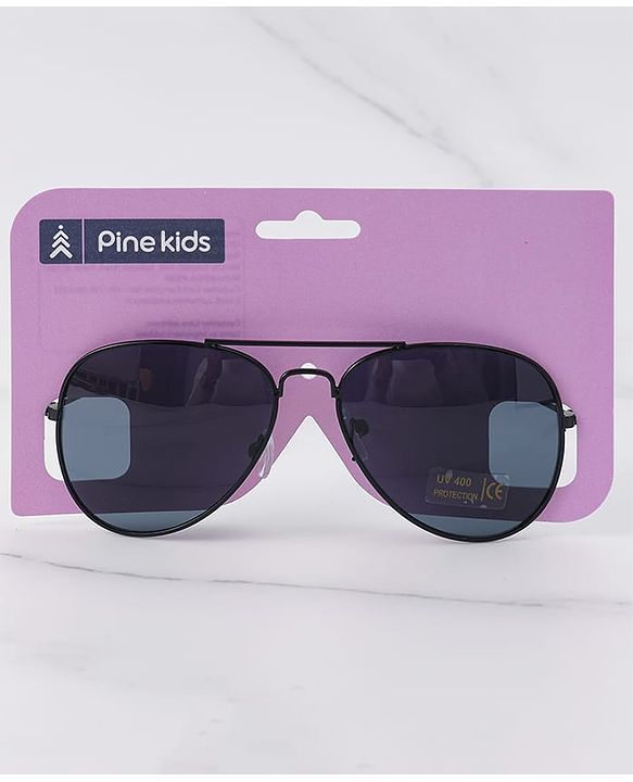Pine Kids Free Size Sunglasses - Black