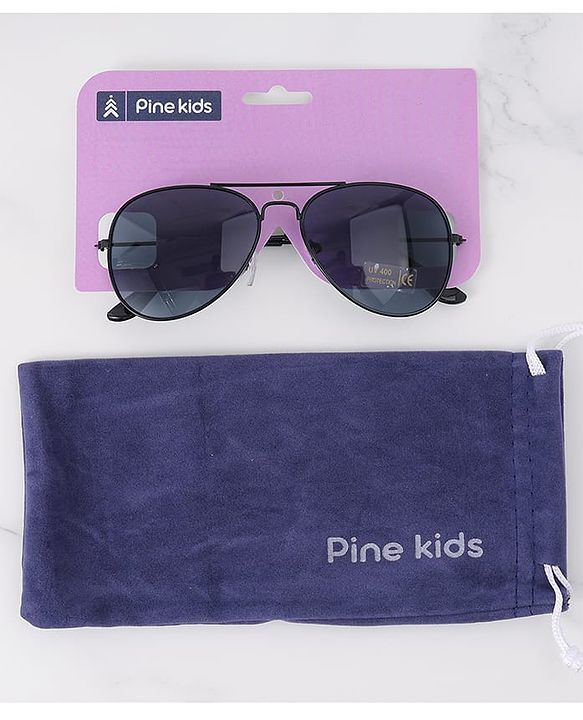 Pine Kids Free Size Sunglasses - Black