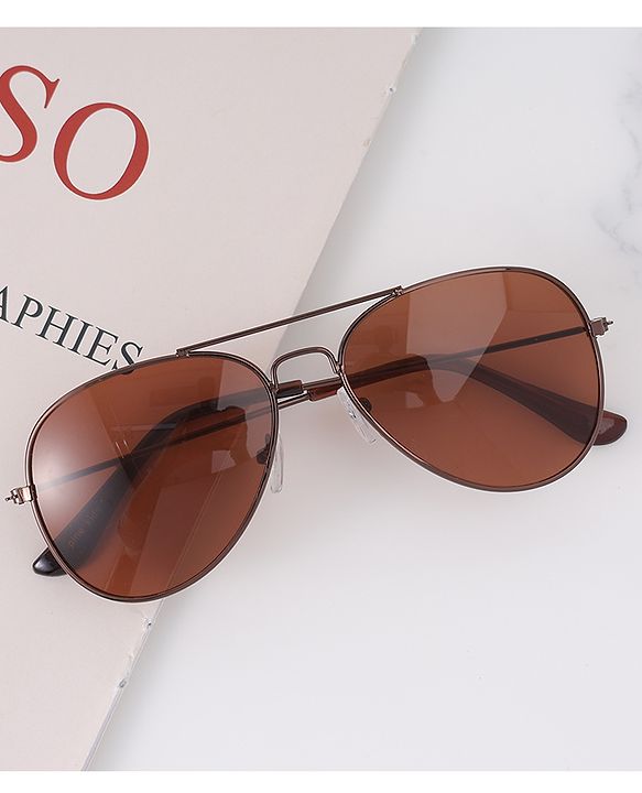Pine Kids Free Size Sunglasses - Brown