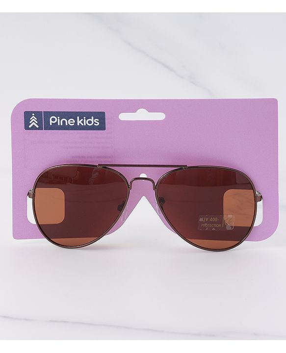Pine Kids Free Size Sunglasses - Brown