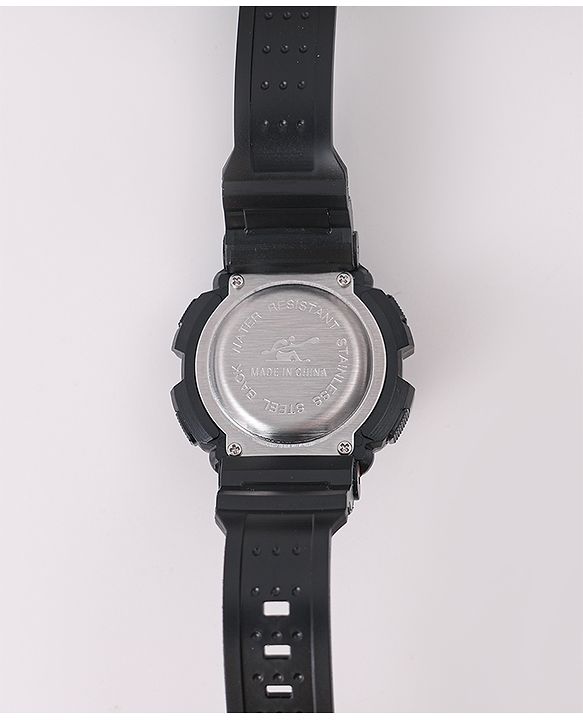 Pine Kids Free Size Digital Watch - Black