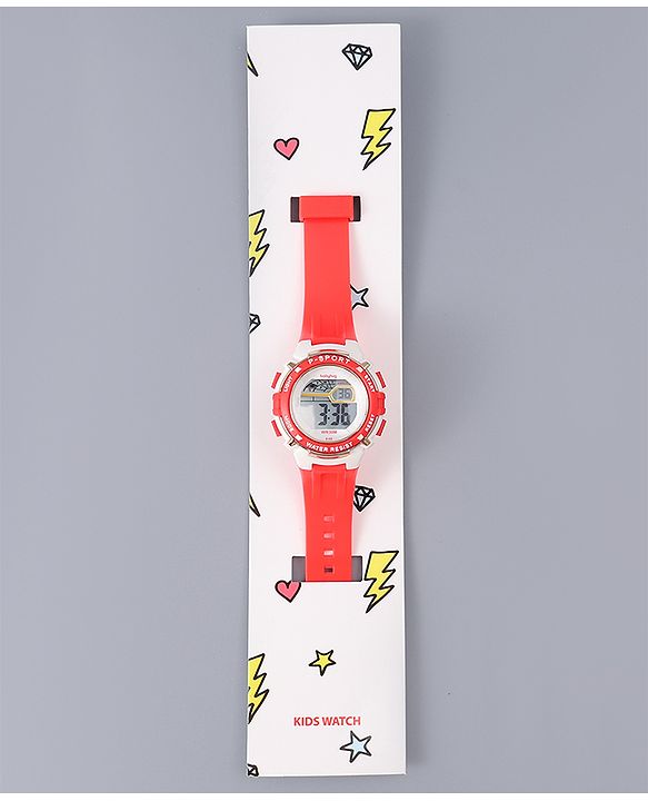 Babyhug Free Size Digital Watch - Pink