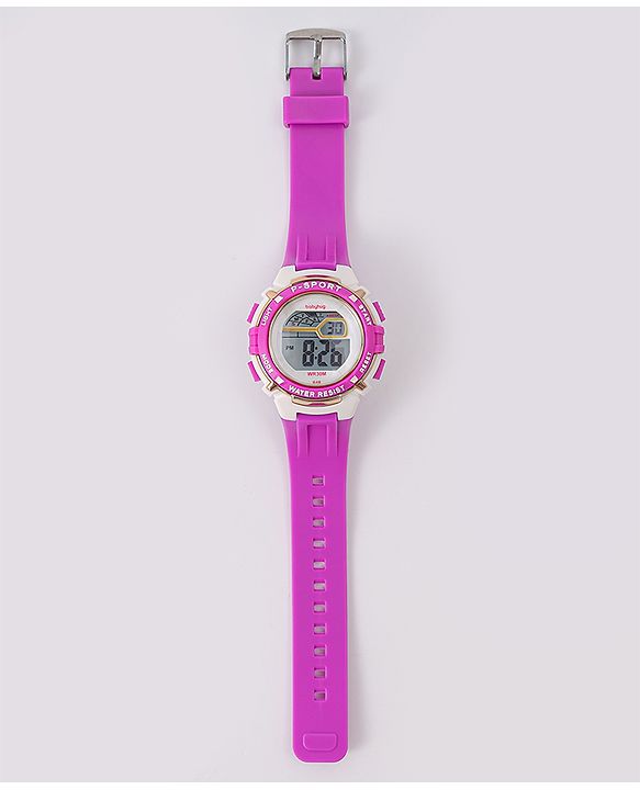 Babyhug Free Size Digital Watch - Pink