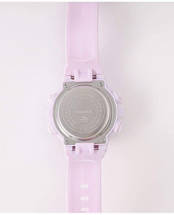 Pine Kids Free Size Digital Watch - Purple