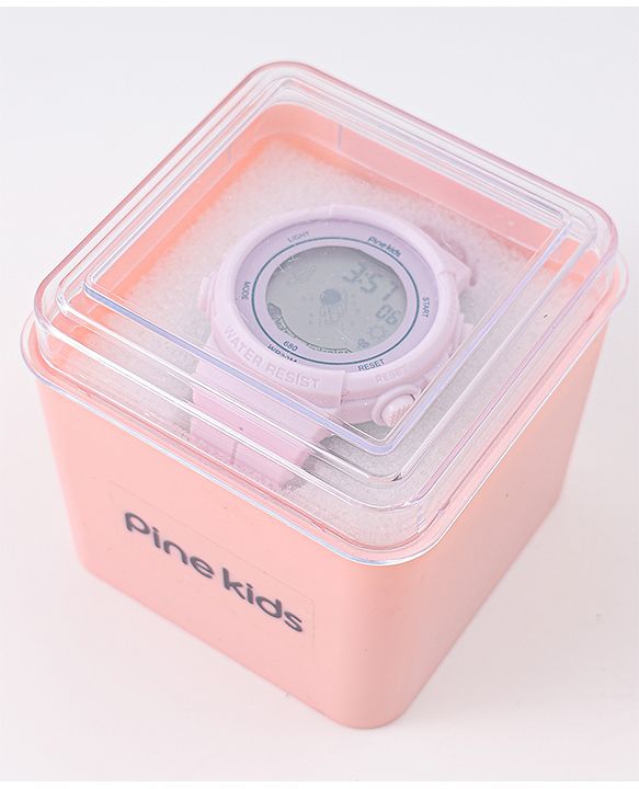 Pine Kids Free Size Digital Watch - Purple
