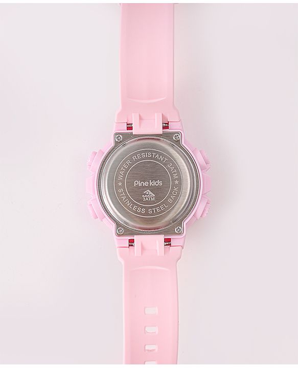 Pine Kids Free Size Digital Watch - Pink