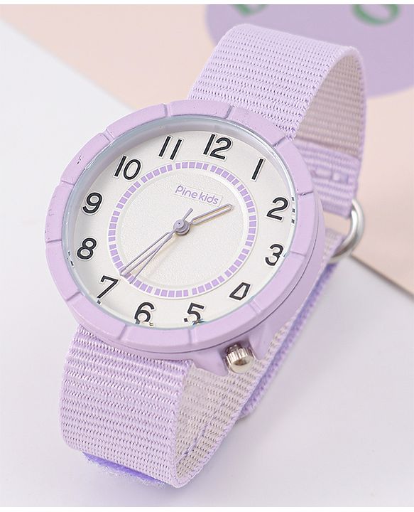 Pine Kids Free Size Analog Watches - Purple