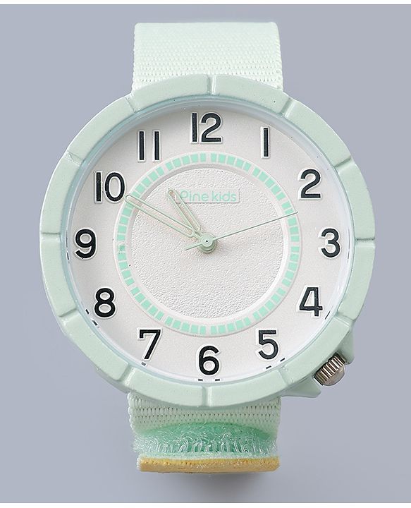 Pine Kids Free Size Analog Watches - Green