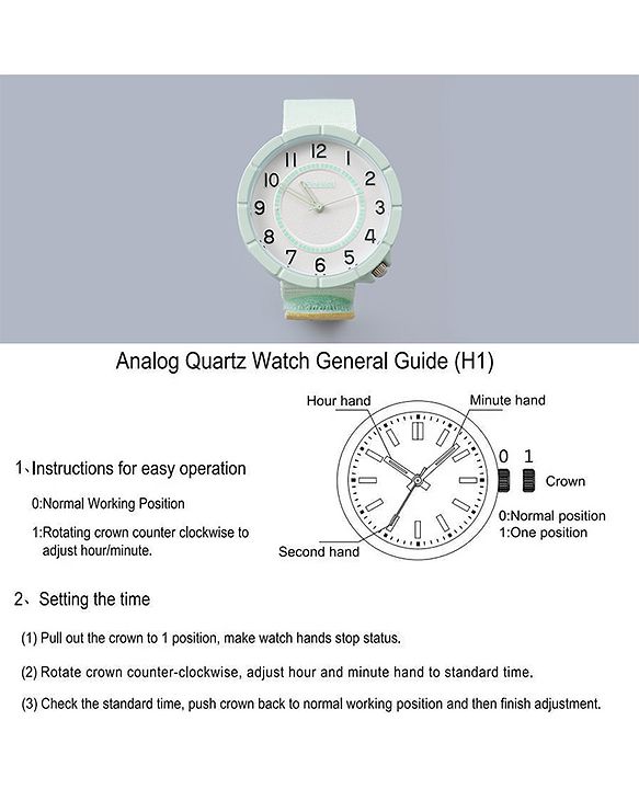 Pine Kids Free Size Analog Watches - Green