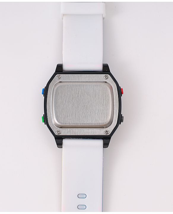 Pine Kids Digital Watch with Color Block Print - Multicolor
