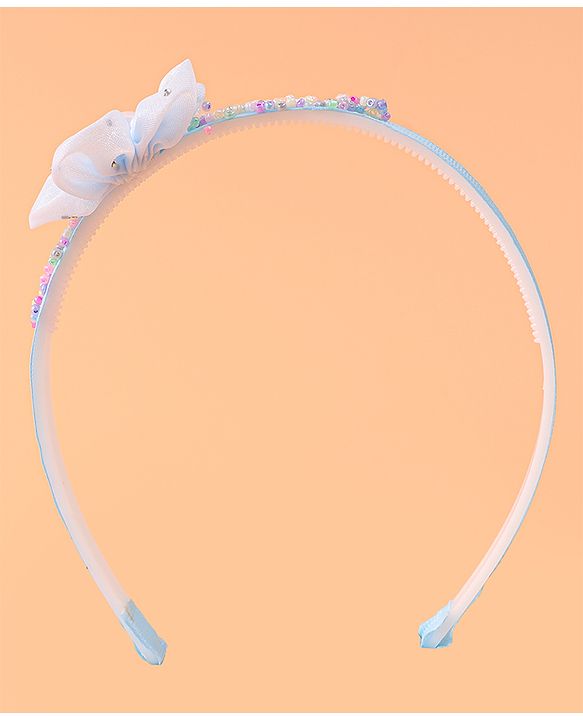 Babyhug Hair Accessories Combo Set With Floral Applique - Pink