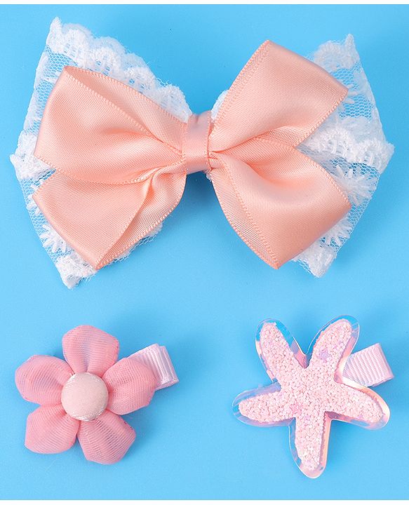 Babyhug Hair Pins & Clips Free Size Pack of 3 - Multicolor