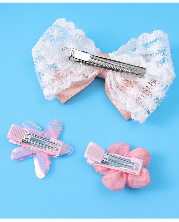 Babyhug Hair Pins & Clips Free Size Pack of 3 - Multicolor