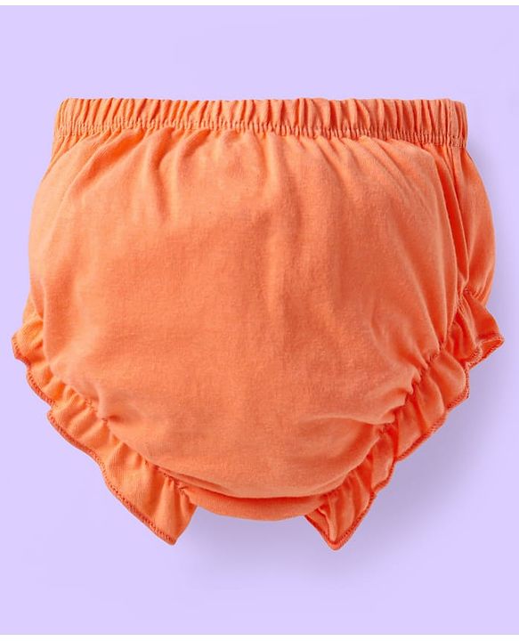Babyhug 100% Cotton Knit Bloomers with Fruit Prints Pack of 7 - Aqua White & Green