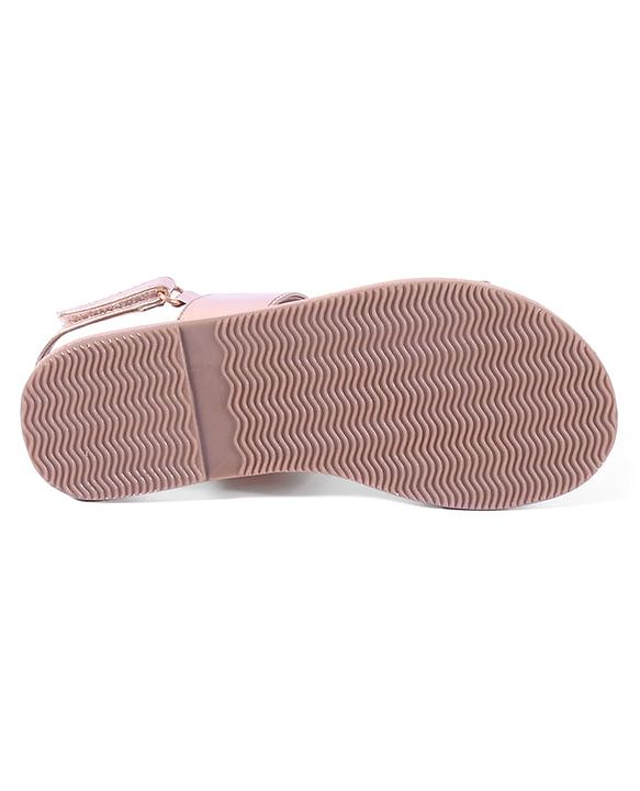 Pine Kids Velcro Closure Sandals - Rose Gold