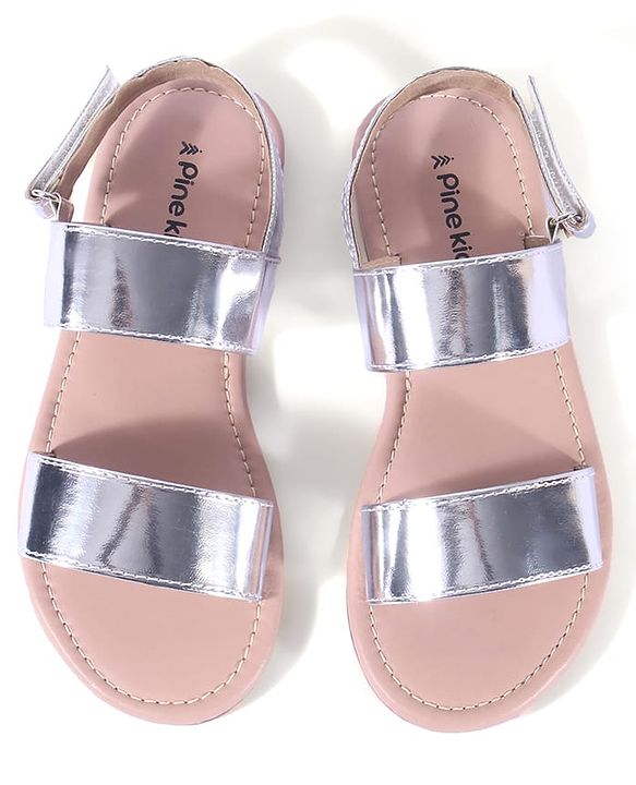 Pine Kids Velcro Closure Sandals - Rose Gold