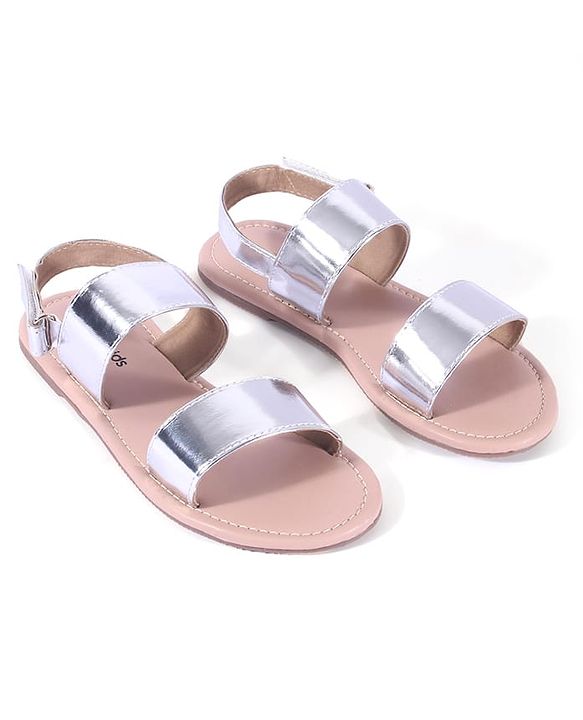 Pine Kids Velcro Closure Sandals - Rose Gold