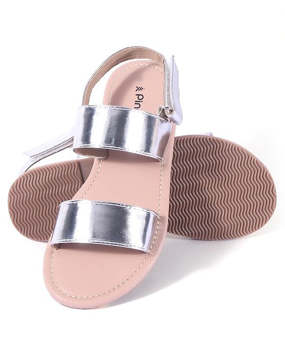 Pine Kids Velcro Closure Sandals - Rose Gold