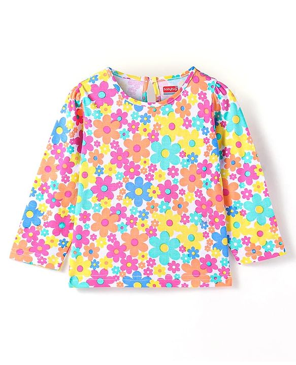 Babyhug Sleeveless Frock With Inner Tee Frocks and Dresses Female Blue age 18-24m
