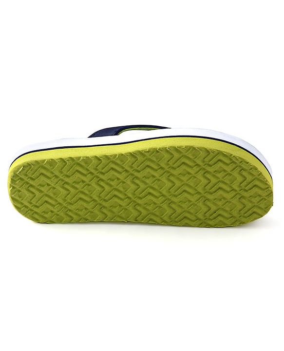 Pine Kids Slip On Flip Flops with Astronaut Print - Navy Blue
