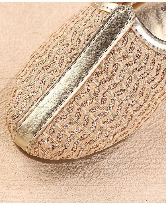 Cute Walk by Babyhug Slip on Mojaris - Beige