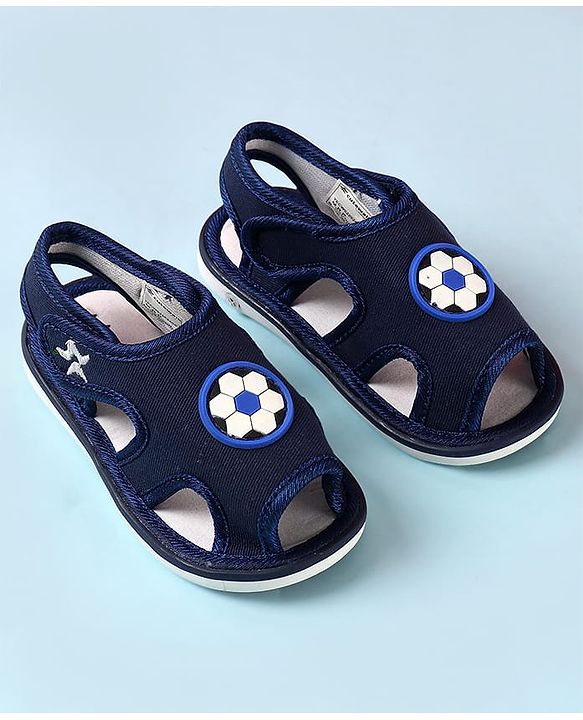 Cute Walk by Babyhug  Velcro Closure Sandals - Blue