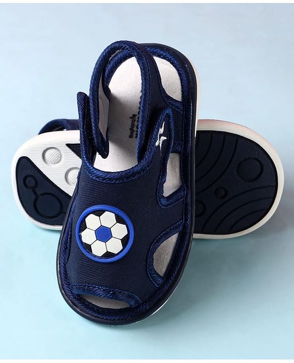 Cute Walk by Babyhug  Velcro Closure Sandals - Blue