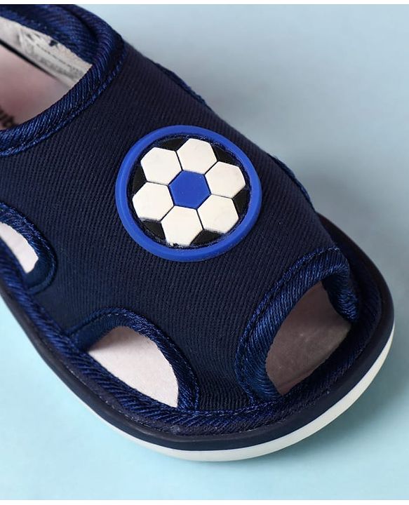 Cute Walk by Babyhug  Velcro Closure Sandals - Blue