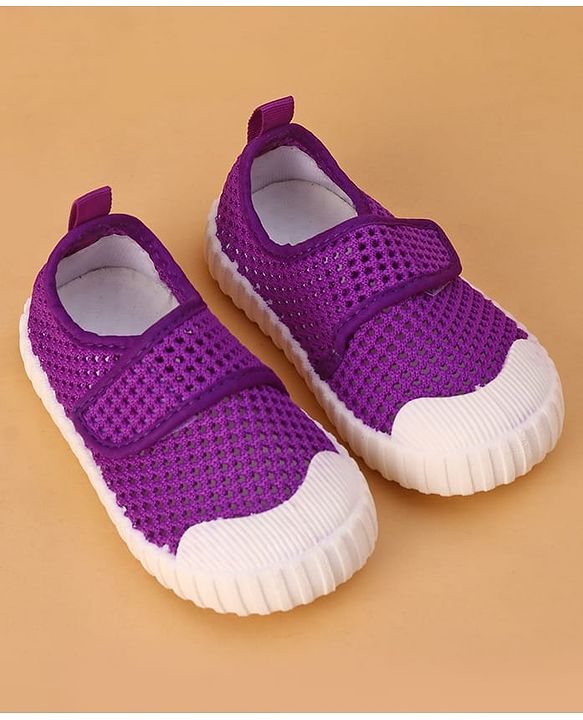 Cute Walk by Babyhug Casual Shoes with Velcro Closure - Purple