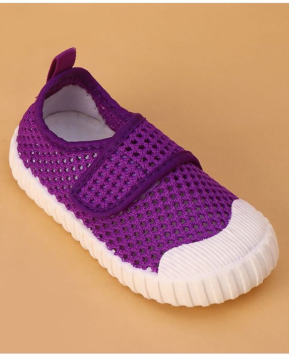 Cute Walk by Babyhug Casual Shoes with Velcro Closure - Purple
