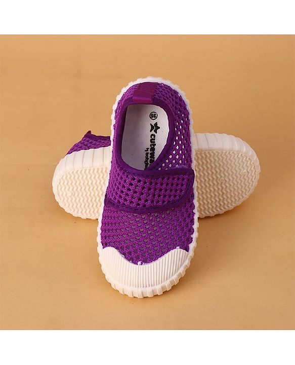 Cute Walk by Babyhug Casual Shoes with Velcro Closure - Purple