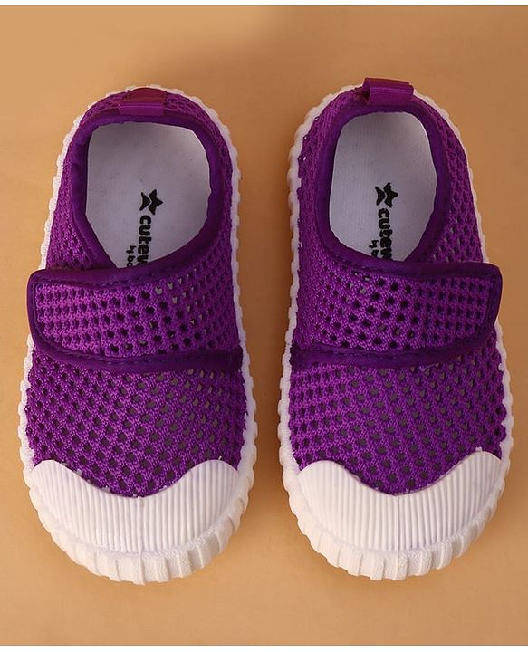 Cute Walk by Babyhug Casual Shoes with Velcro Closure - Purple