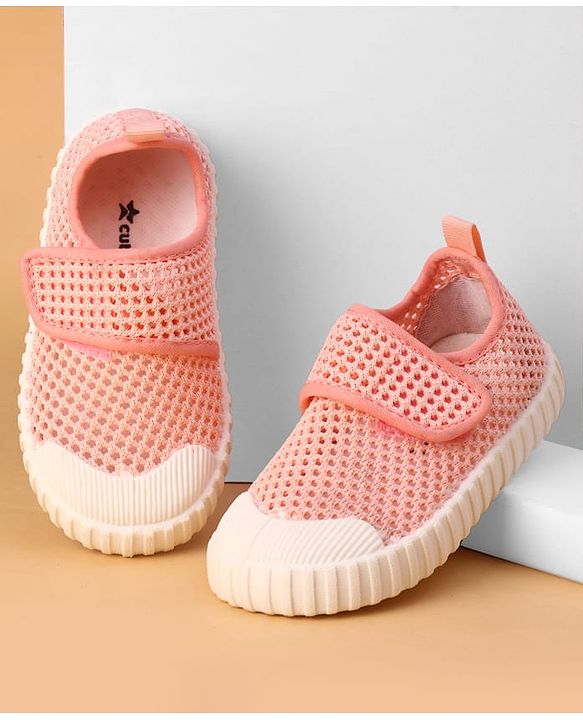 Cute Walk by Babyhug Casual Shoes with Velcro Closure - Pink