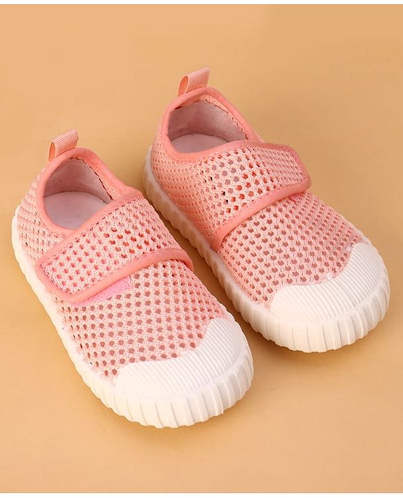 Cute Walk by Babyhug Casual Shoes with Velcro Closure - Pink