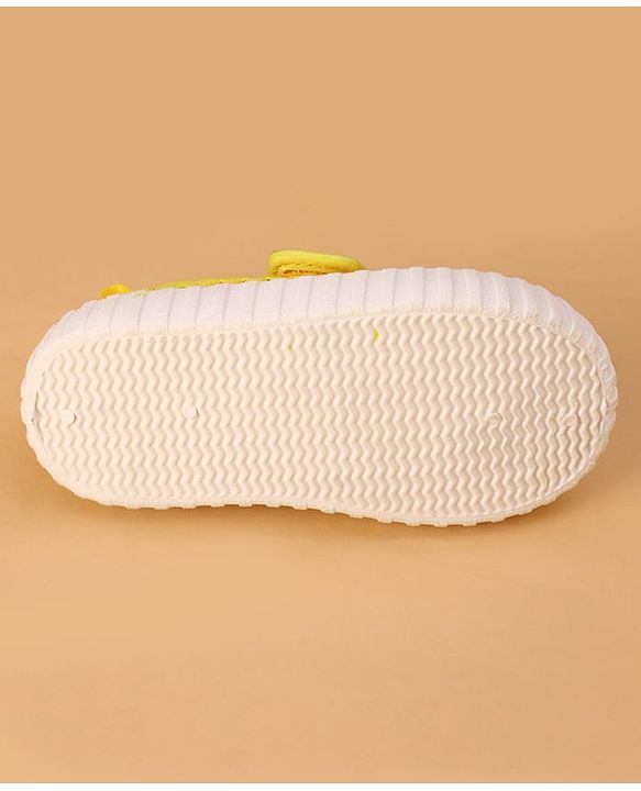 Cute Walk by Babyhug Casual Shoes with Velcro Closure - Yellow