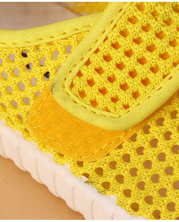 Cute Walk by Babyhug Casual Shoes with Velcro Closure - Yellow