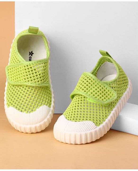 Cute Walk by Babyhug Casual Shoes with Velcro Closure - Yellow