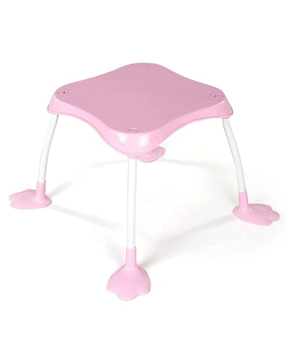 Babyhug Urban 4 in 1 High Chair With 3 Point Safety Harness And Anti-Slip Base - Pink
